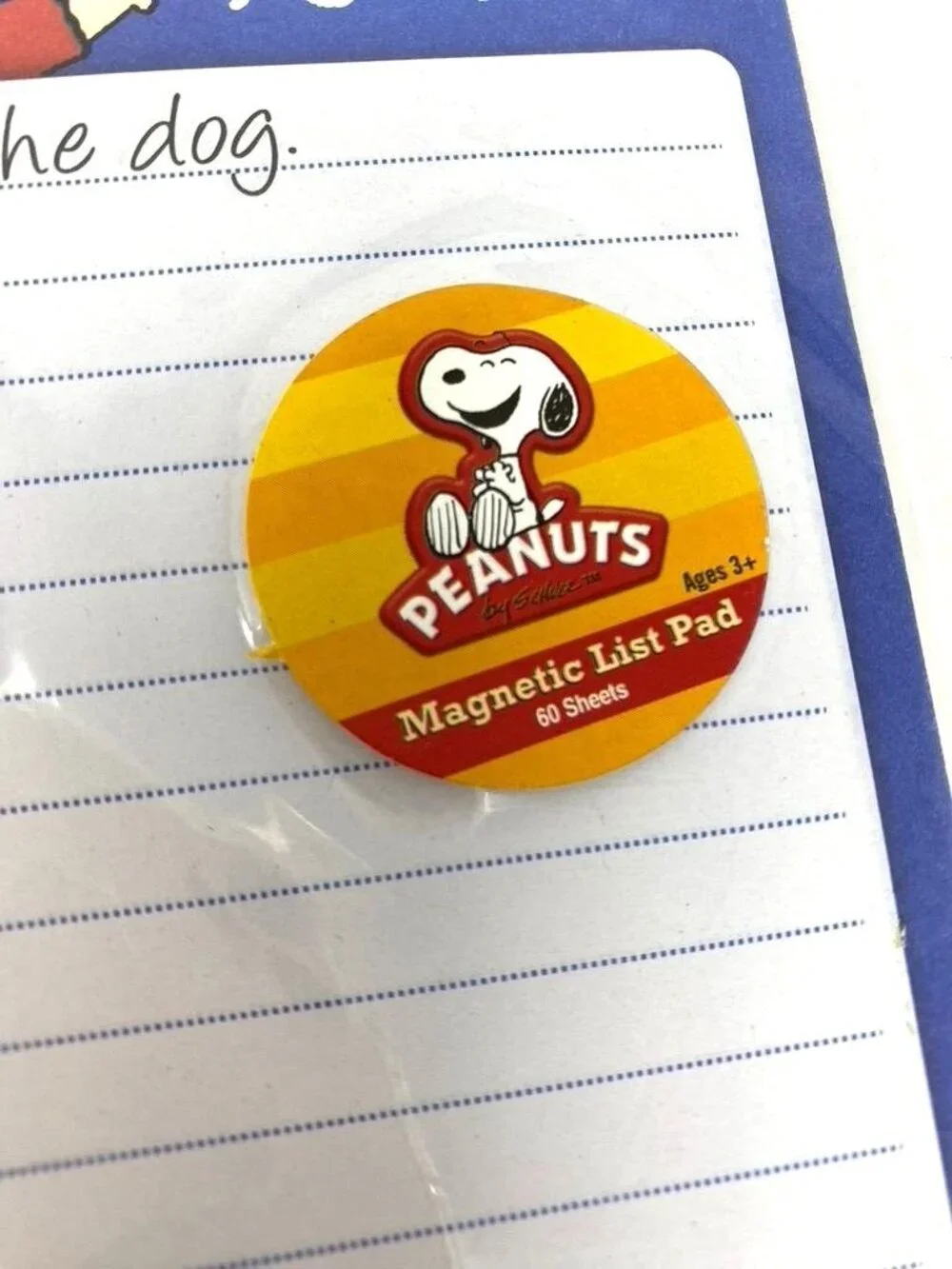 Peanuts magnetic list